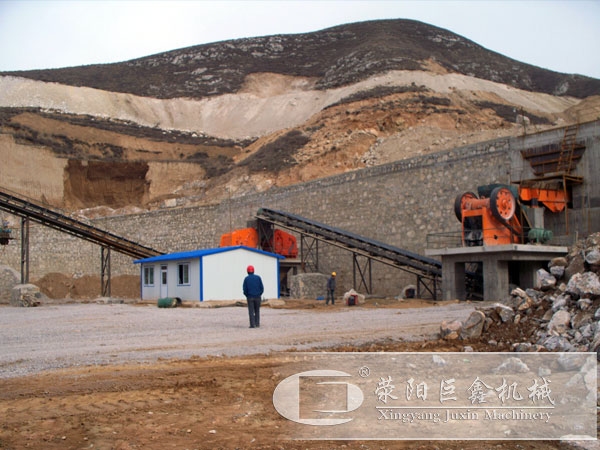 山西日产3000吨石料生产线客户现场
